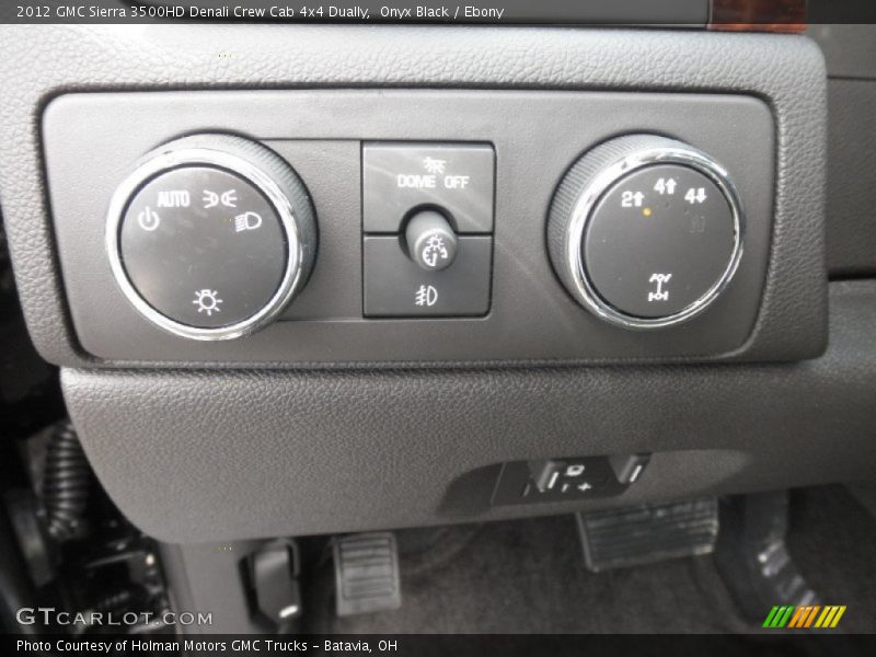 Controls of 2012 Sierra 3500HD Denali Crew Cab 4x4 Dually