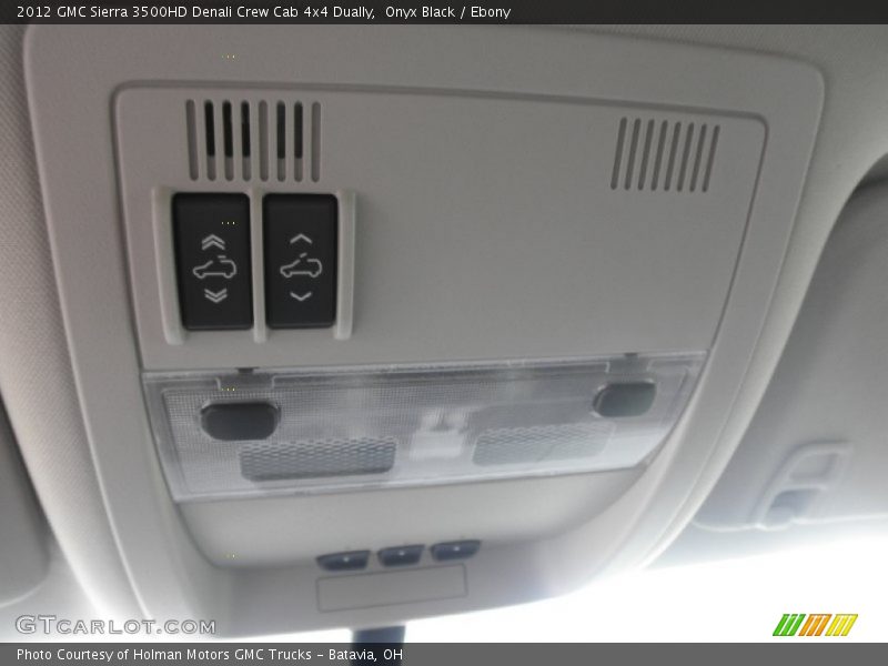 Onyx Black / Ebony 2012 GMC Sierra 3500HD Denali Crew Cab 4x4 Dually