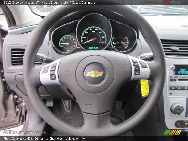 Mocha Steel Metallic / Cocoa/Cashmere 2012 Chevrolet Malibu LT