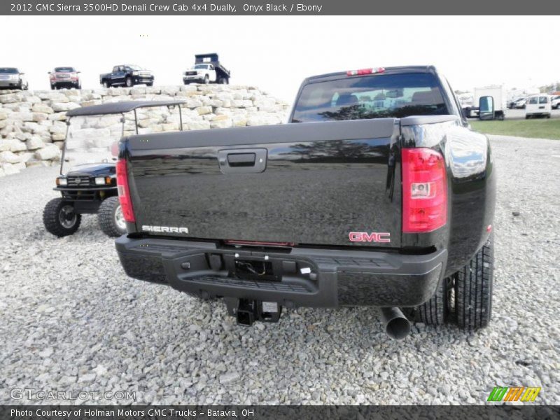 Onyx Black / Ebony 2012 GMC Sierra 3500HD Denali Crew Cab 4x4 Dually