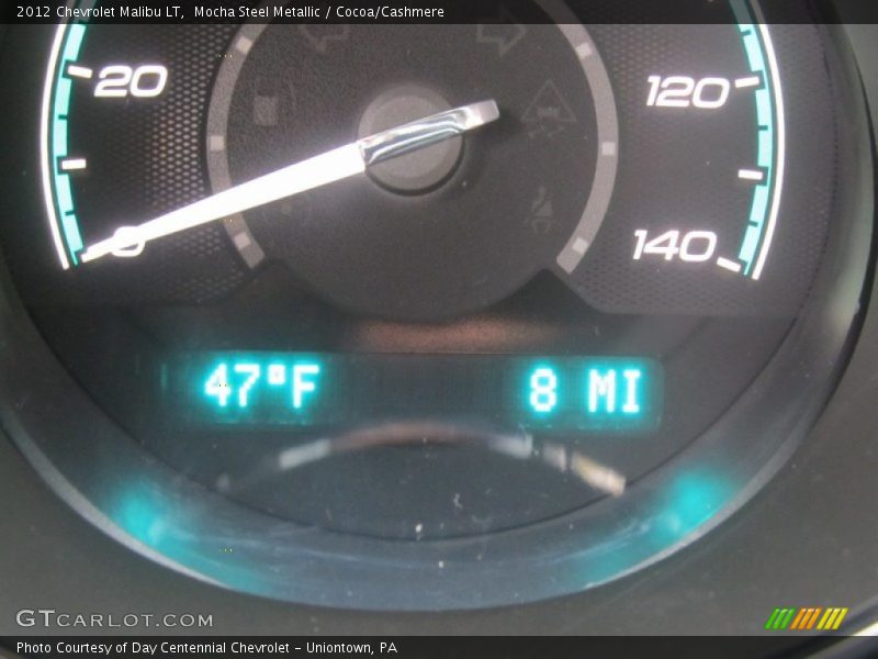 Mocha Steel Metallic / Cocoa/Cashmere 2012 Chevrolet Malibu LT