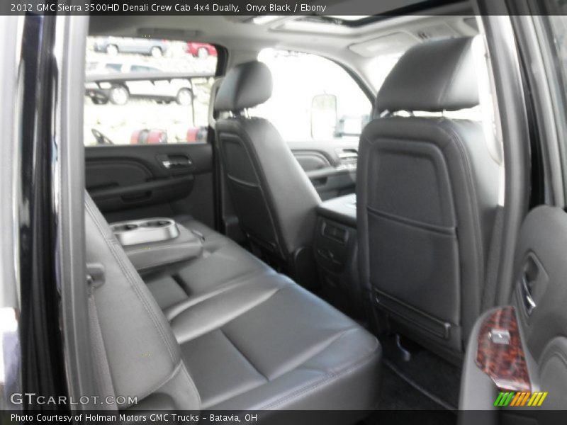 Onyx Black / Ebony 2012 GMC Sierra 3500HD Denali Crew Cab 4x4 Dually