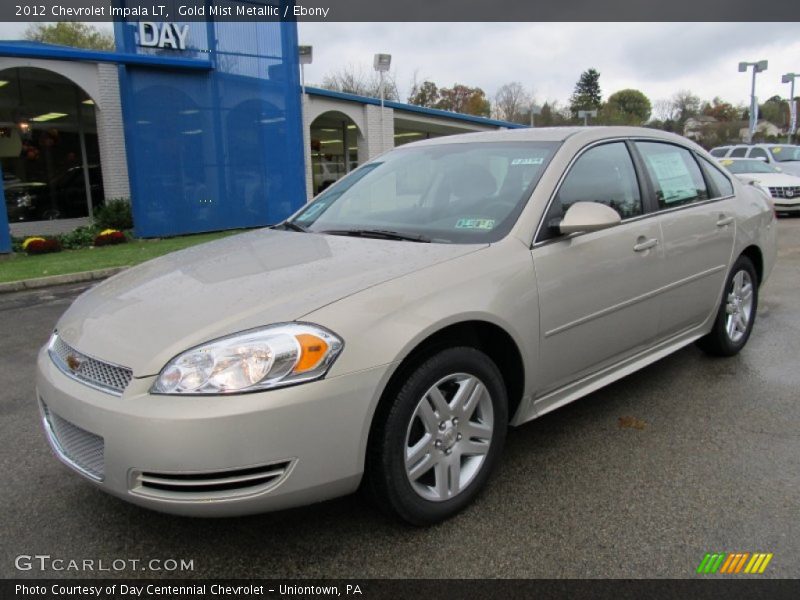 Gold Mist Metallic / Ebony 2012 Chevrolet Impala LT