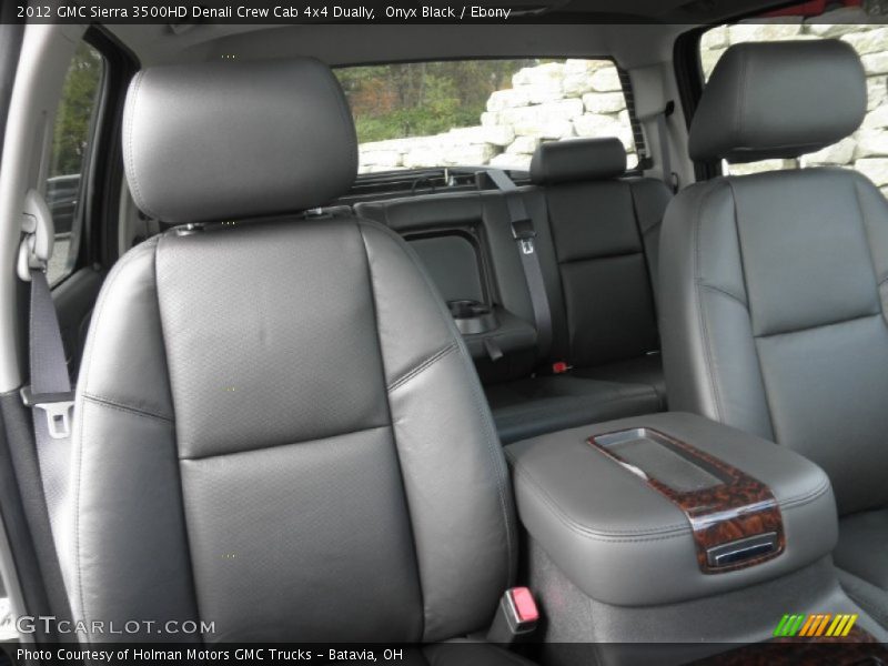 Onyx Black / Ebony 2012 GMC Sierra 3500HD Denali Crew Cab 4x4 Dually