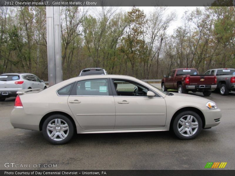 Gold Mist Metallic / Ebony 2012 Chevrolet Impala LT