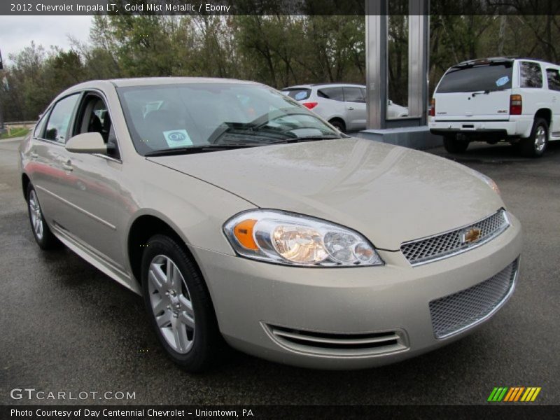Gold Mist Metallic / Ebony 2012 Chevrolet Impala LT
