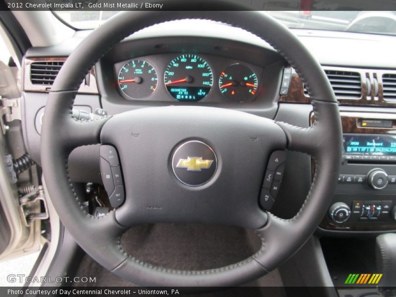 Gold Mist Metallic / Ebony 2012 Chevrolet Impala LT