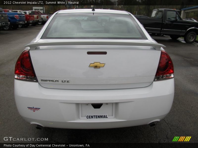 Summit White / Neutral 2012 Chevrolet Impala LTZ