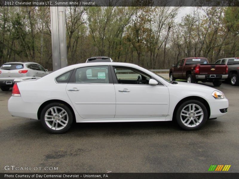 Summit White / Neutral 2012 Chevrolet Impala LTZ
