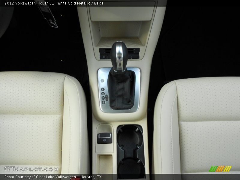 White Gold Metallic / Beige 2012 Volkswagen Tiguan SE
