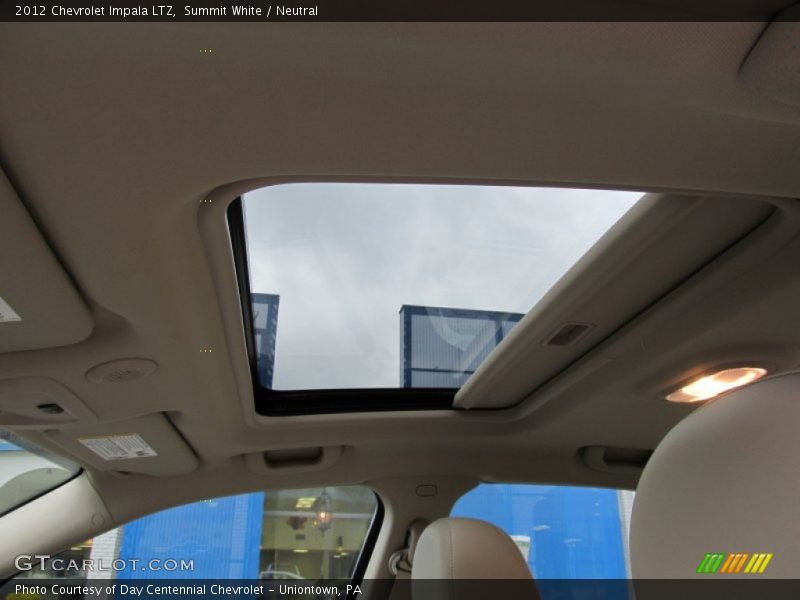 Summit White / Neutral 2012 Chevrolet Impala LTZ