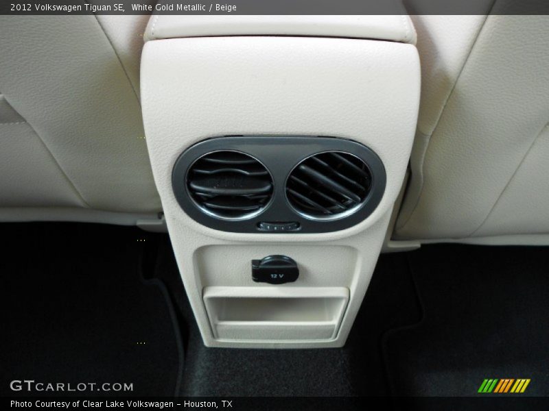 White Gold Metallic / Beige 2012 Volkswagen Tiguan SE
