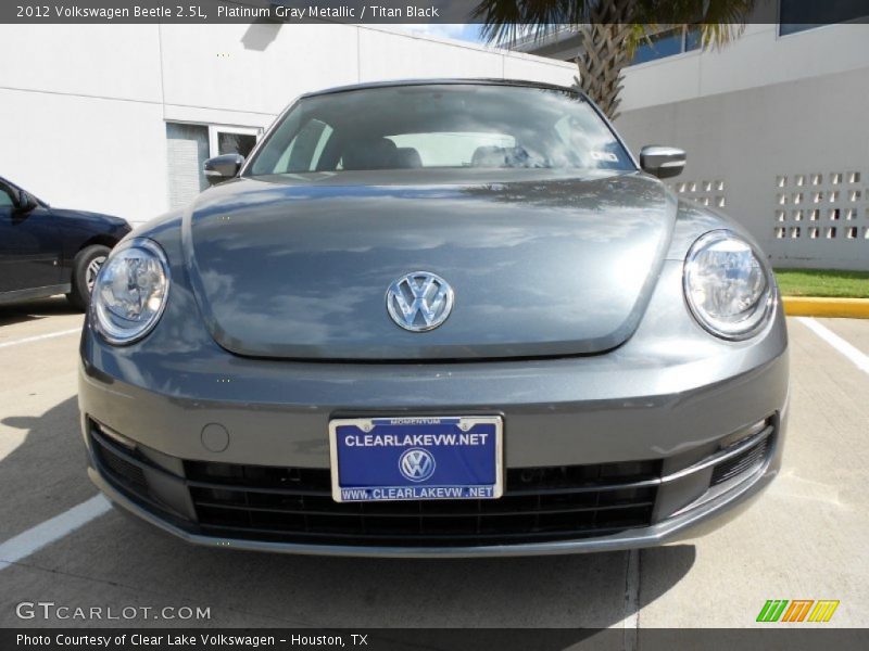 Platinum Gray Metallic / Titan Black 2012 Volkswagen Beetle 2.5L