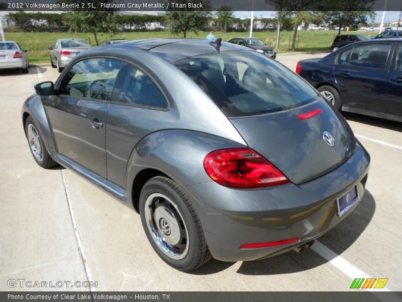 Platinum Gray Metallic / Titan Black 2012 Volkswagen Beetle 2.5L