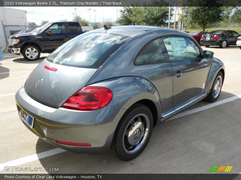 Platinum Gray Metallic / Titan Black 2012 Volkswagen Beetle 2.5L