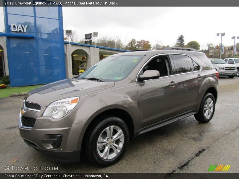 Mocha Steel Metallic / Jet Black 2012 Chevrolet Equinox LT AWD