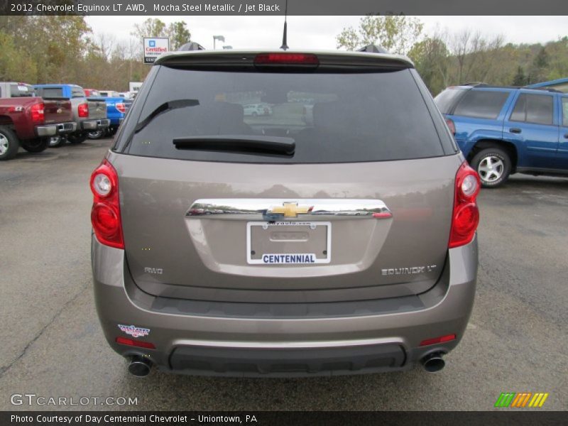 Mocha Steel Metallic / Jet Black 2012 Chevrolet Equinox LT AWD