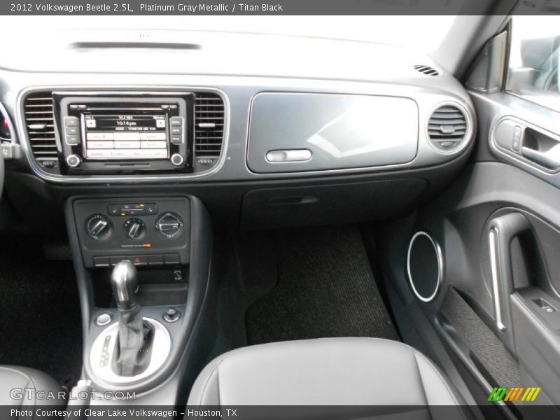 Platinum Gray Metallic / Titan Black 2012 Volkswagen Beetle 2.5L