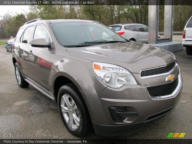 Mocha Steel Metallic / Jet Black 2012 Chevrolet Equinox LT AWD
