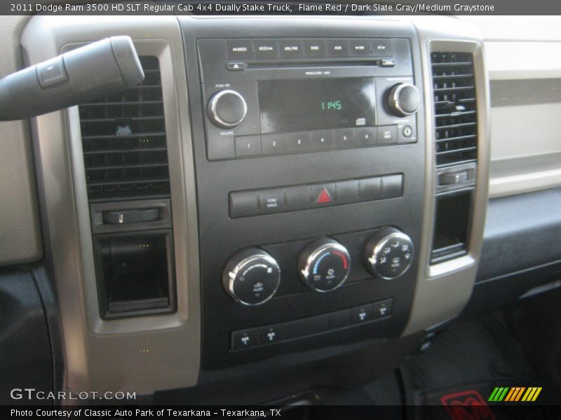 Flame Red / Dark Slate Gray/Medium Graystone 2011 Dodge Ram 3500 HD SLT Regular Cab 4x4 Dually Stake Truck