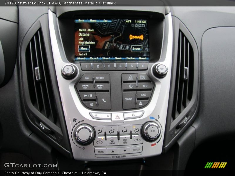 Mocha Steel Metallic / Jet Black 2012 Chevrolet Equinox LT AWD