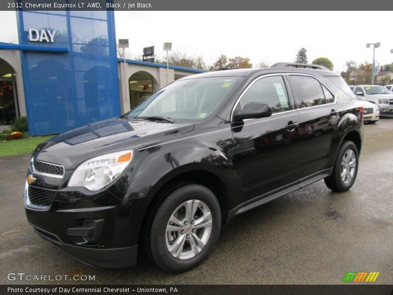 Black / Jet Black 2012 Chevrolet Equinox LT AWD