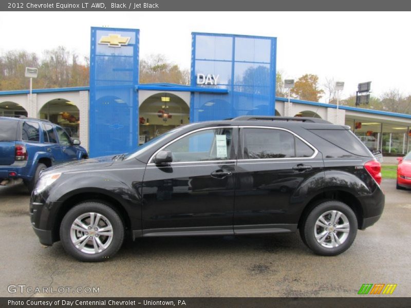 Black / Jet Black 2012 Chevrolet Equinox LT AWD