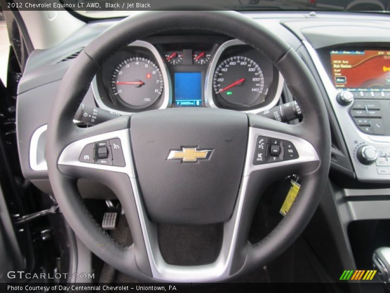 Black / Jet Black 2012 Chevrolet Equinox LT AWD