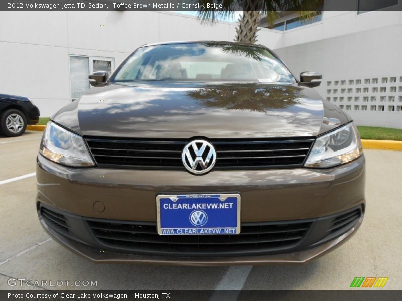 Toffee Brown Metallic / Cornsilk Beige 2012 Volkswagen Jetta TDI Sedan