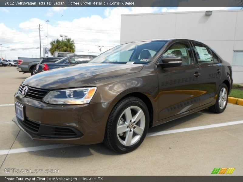 Toffee Brown Metallic / Cornsilk Beige 2012 Volkswagen Jetta TDI Sedan