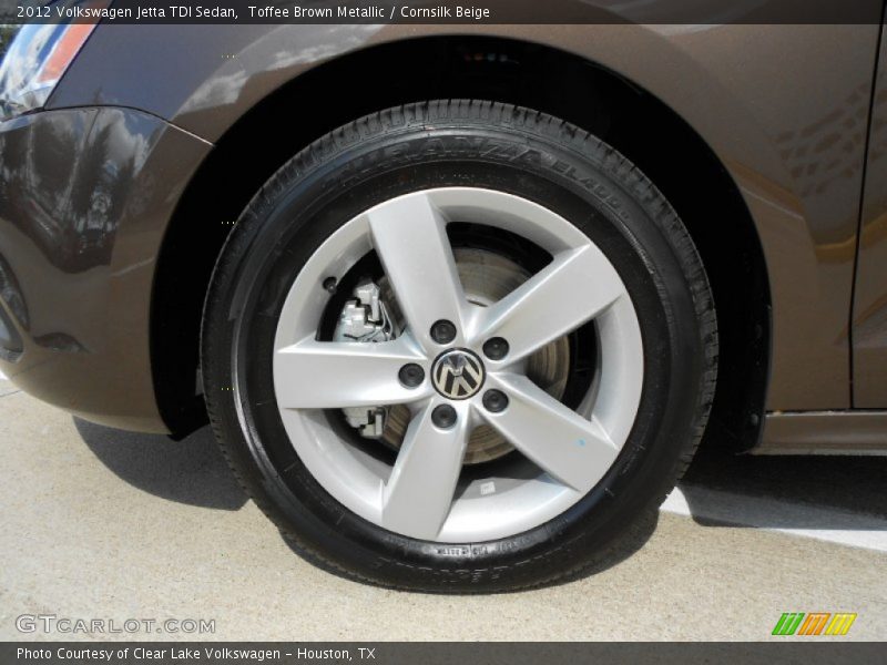 Toffee Brown Metallic / Cornsilk Beige 2012 Volkswagen Jetta TDI Sedan
