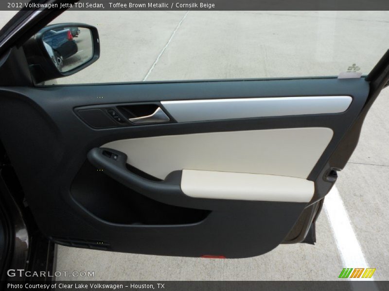 Toffee Brown Metallic / Cornsilk Beige 2012 Volkswagen Jetta TDI Sedan