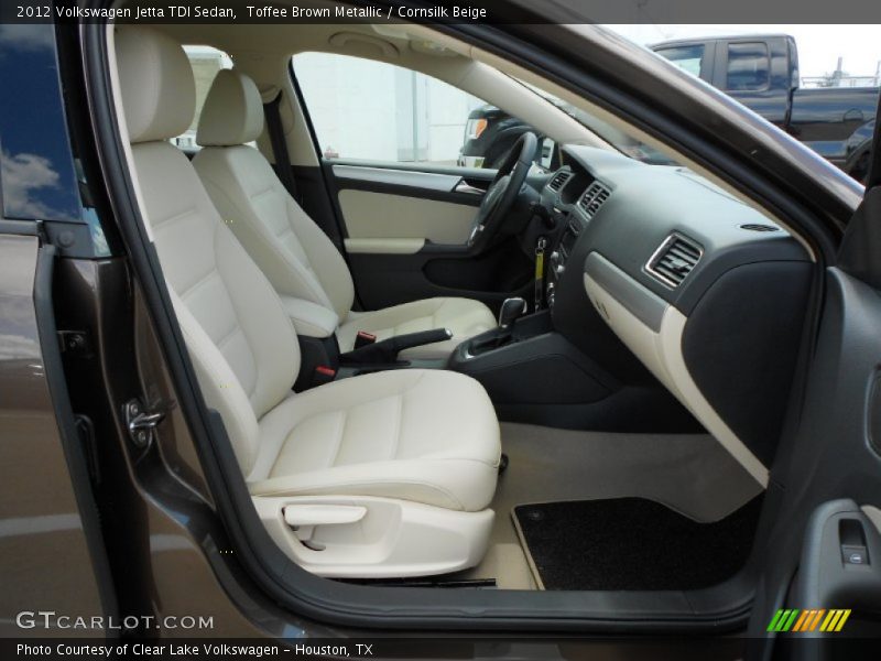 Toffee Brown Metallic / Cornsilk Beige 2012 Volkswagen Jetta TDI Sedan