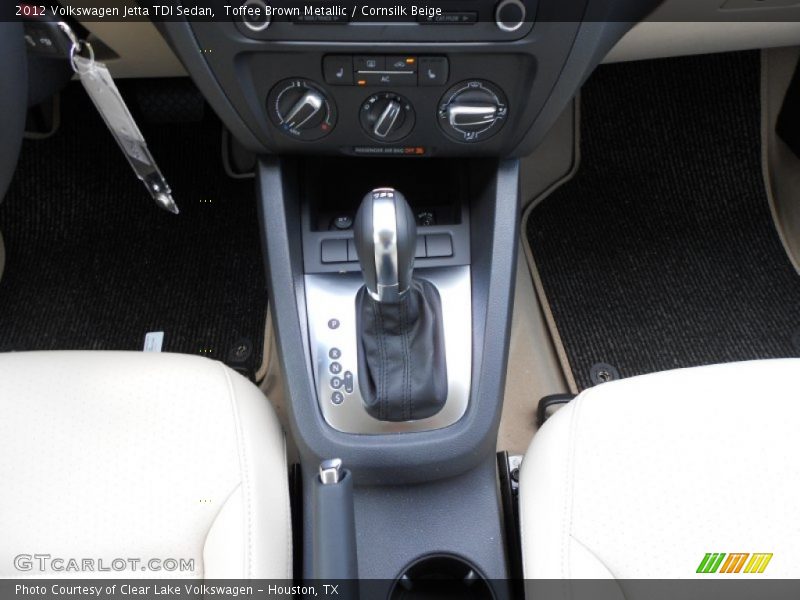 Toffee Brown Metallic / Cornsilk Beige 2012 Volkswagen Jetta TDI Sedan
