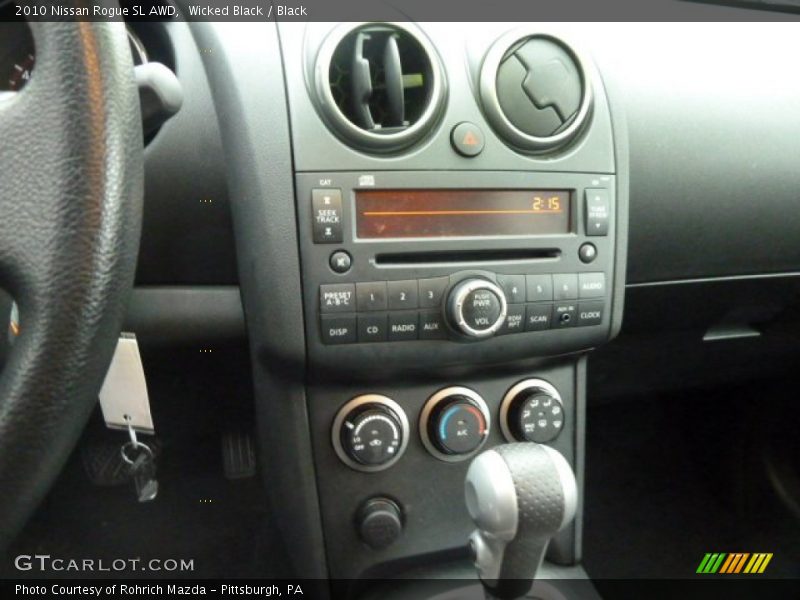 Wicked Black / Black 2010 Nissan Rogue SL AWD