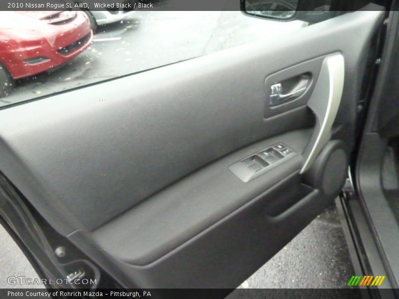 Wicked Black / Black 2010 Nissan Rogue SL AWD