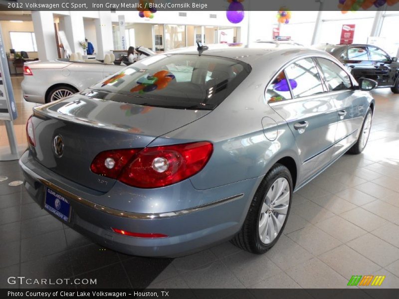 Iron Gray Metallic / Black/Cornsilk Beige 2012 Volkswagen CC Sport