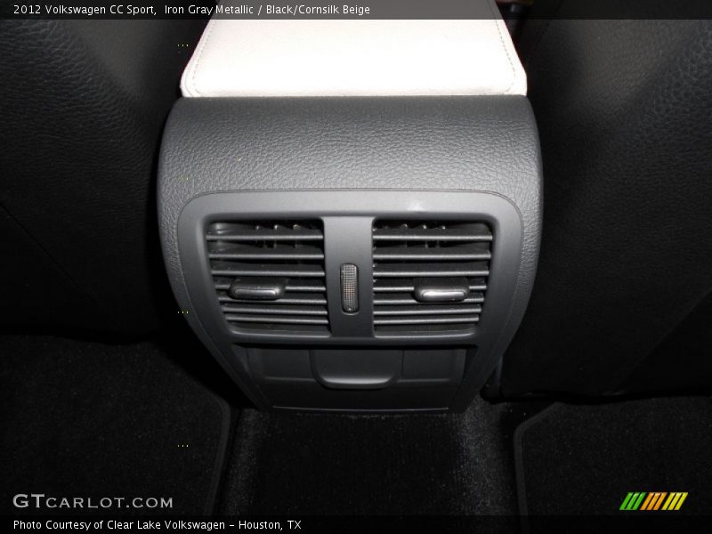 Iron Gray Metallic / Black/Cornsilk Beige 2012 Volkswagen CC Sport