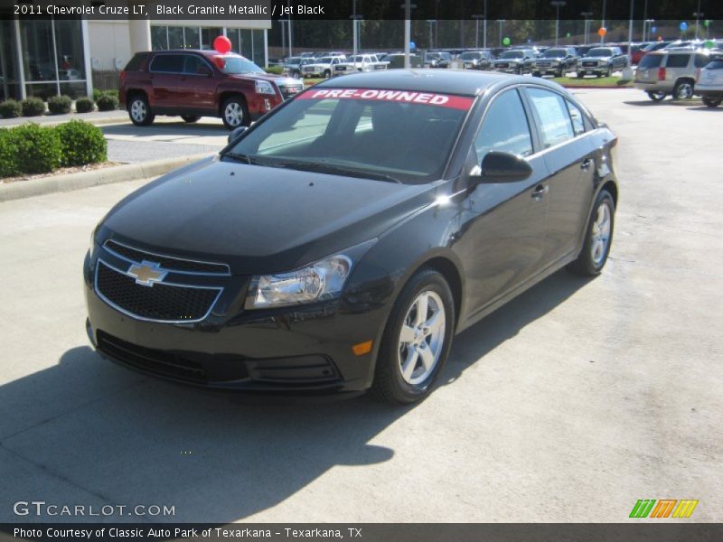 Black Granite Metallic / Jet Black 2011 Chevrolet Cruze LT