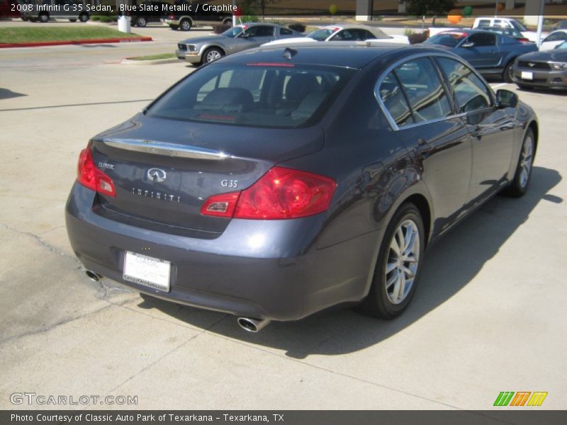 Blue Slate Metallic / Graphite 2008 Infiniti G 35 Sedan