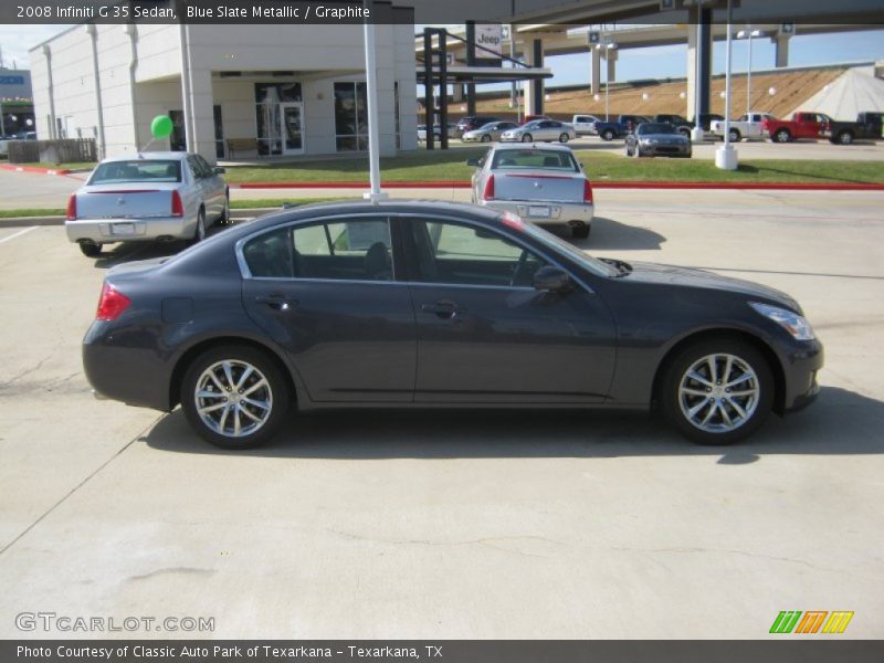 Blue Slate Metallic / Graphite 2008 Infiniti G 35 Sedan