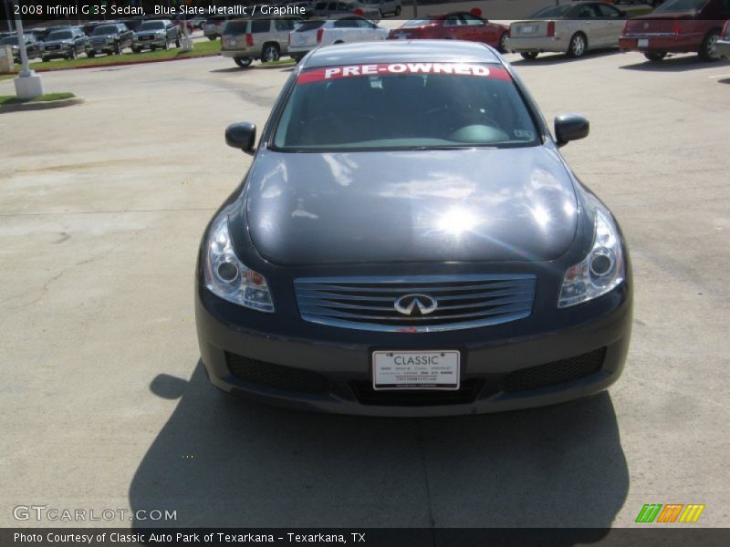 Blue Slate Metallic / Graphite 2008 Infiniti G 35 Sedan