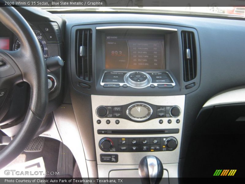 Blue Slate Metallic / Graphite 2008 Infiniti G 35 Sedan