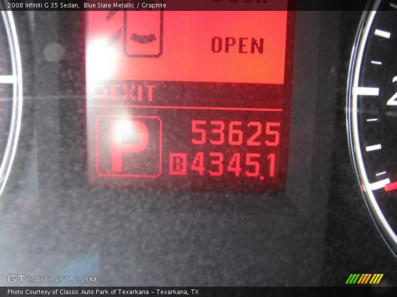 Blue Slate Metallic / Graphite 2008 Infiniti G 35 Sedan