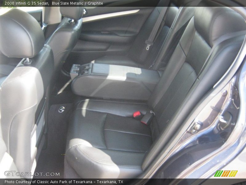Blue Slate Metallic / Graphite 2008 Infiniti G 35 Sedan