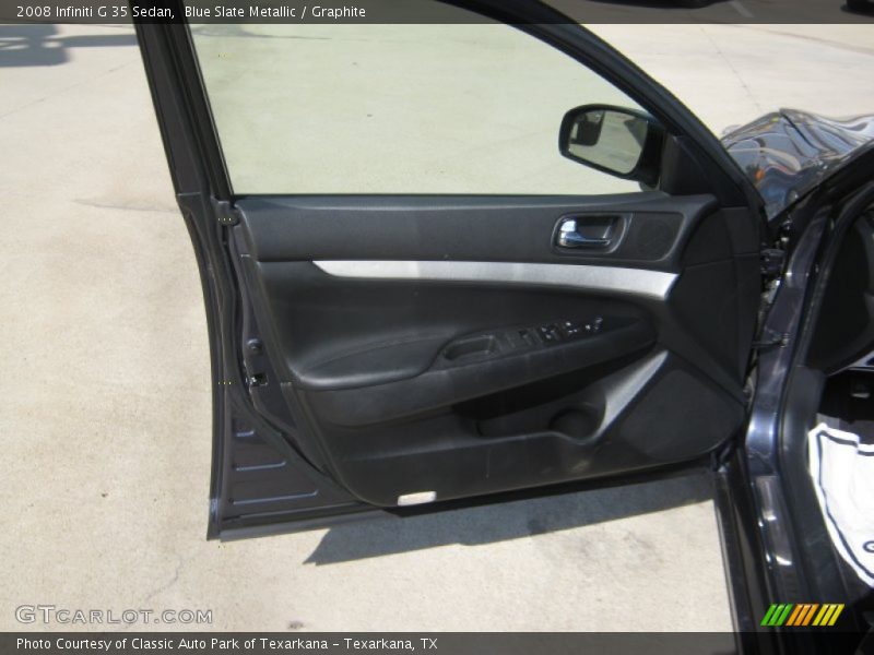 Blue Slate Metallic / Graphite 2008 Infiniti G 35 Sedan