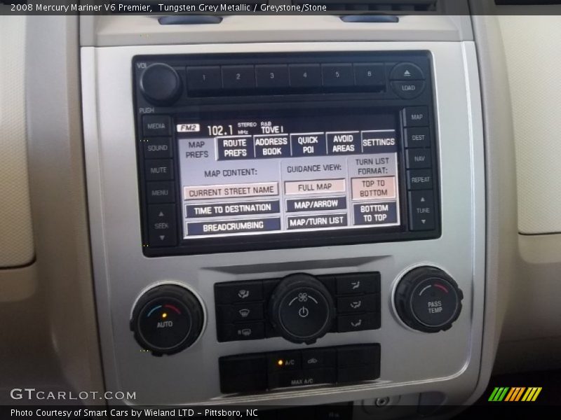 Tungsten Grey Metallic / Greystone/Stone 2008 Mercury Mariner V6 Premier