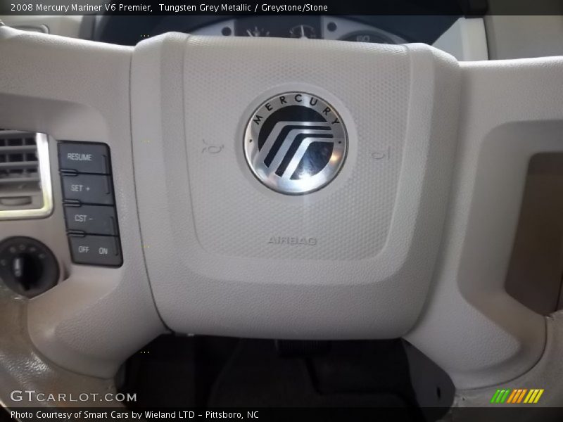 Tungsten Grey Metallic / Greystone/Stone 2008 Mercury Mariner V6 Premier