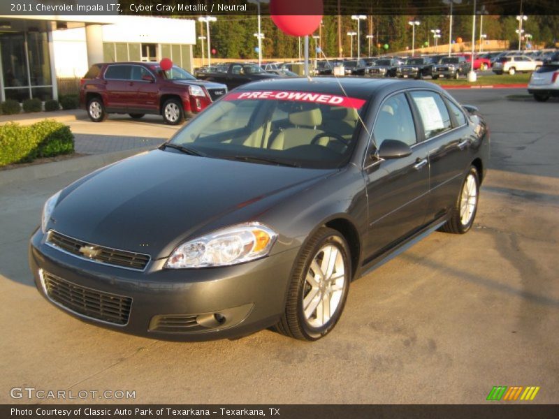 Cyber Gray Metallic / Neutral 2011 Chevrolet Impala LTZ