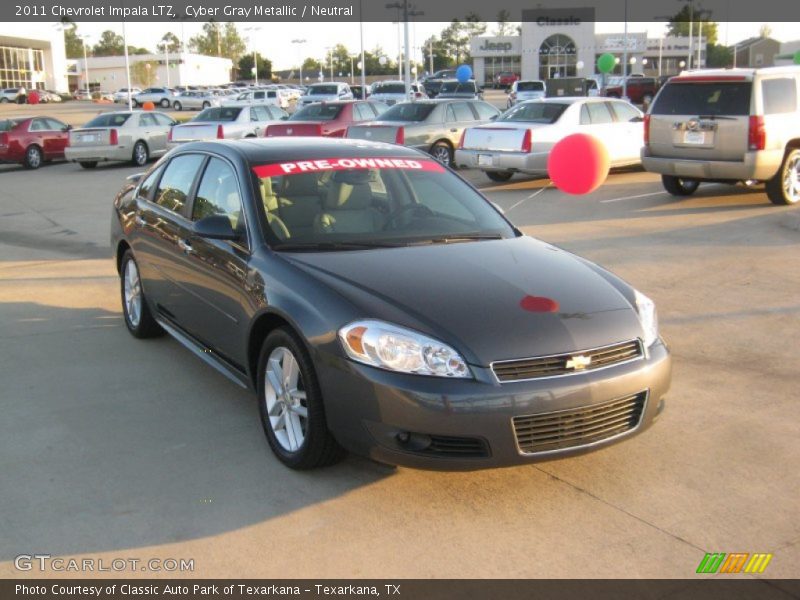 Cyber Gray Metallic / Neutral 2011 Chevrolet Impala LTZ